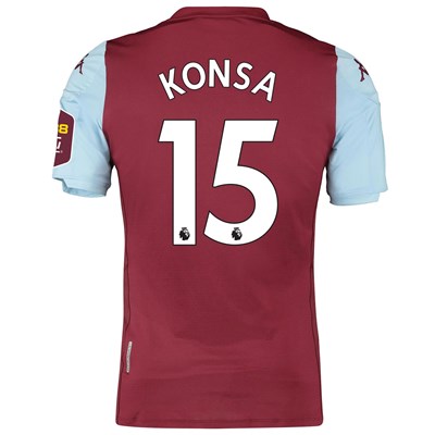 Aston Villa Home Elite Fit Shirt 2019-20 with Konsa 15 printing