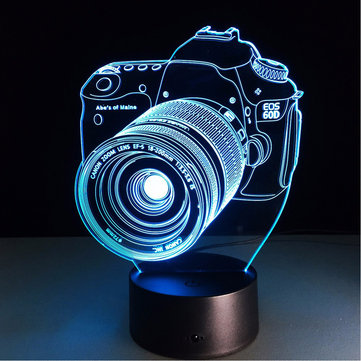 Digital Camera 3D LED Night Lights