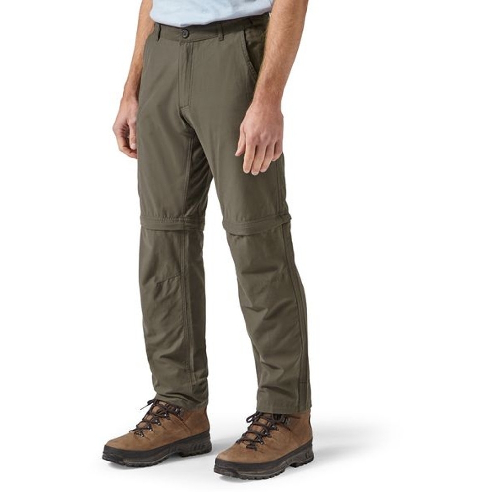 Craghoppers Mens Trek Convertible Zip Off Adventure Walking Trousers 42 - Waist 42' (107cm) R - 31' (78.74cm)