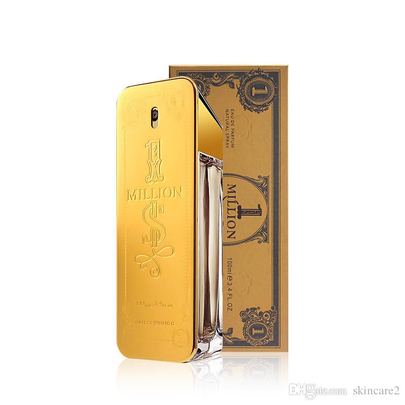 In stock!2019 new version rabanne Gold Million perfume man 100mlwith long lasting time Million Spary perfume