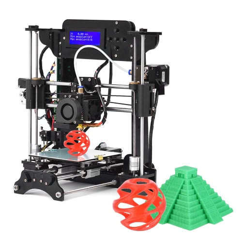 TRONXY XY-100 Portable Desktop 3D Printer Kit DIY Self Assembly High Precision Prusa i3 Printing Size 120 * 140 * 130mm MK10 Extruder Acrylic Frame 2004A LCD Screen with 8GB Memory Card Support ABS/PLA/TPU/Wood Filament for Beginners
