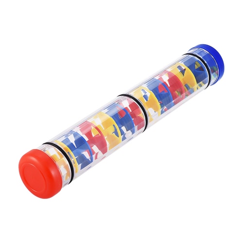 Colorful 12 "Rainmaker Rain Stick Jouet d'instrument de musique pour enfants Jeux pour enfants KTV Party