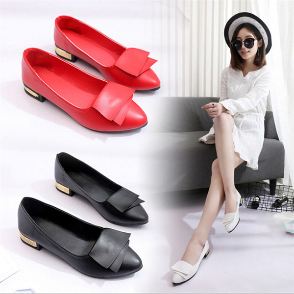2021 New Women Office Pumps Lady Dress Pointed to Slip Leather Light Shoes for Ladies Dbr4