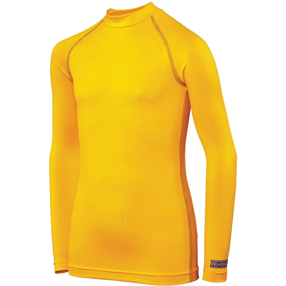Rhino Boys Long Sleeve Quick Drying Turtleneck Baselayer Top SY/MY - (Chest 28/30')