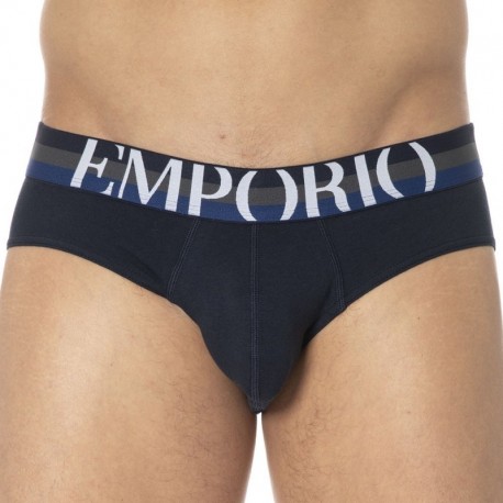 Emporio Armani Big Eagle Brief - Navy S