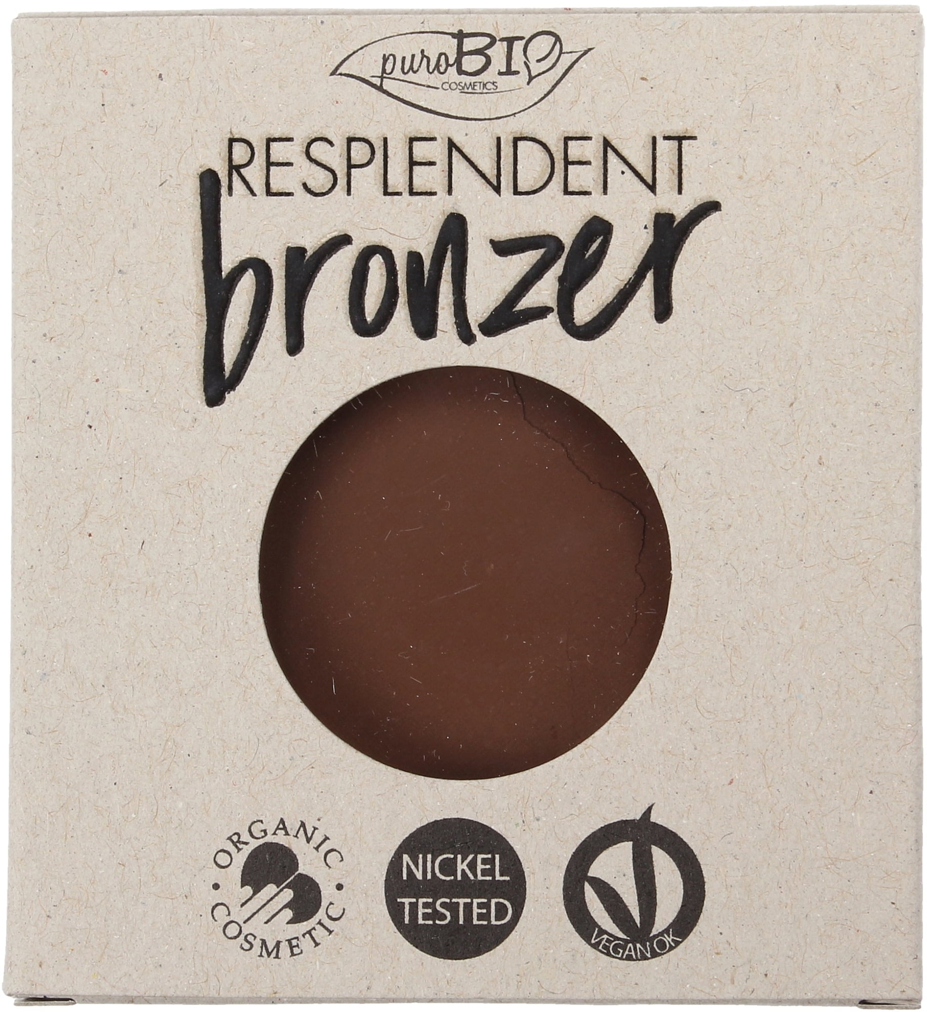 puroBIO Cosmetics Resplendent Bronzer REFILL - 04 Clay Brown Refill