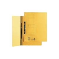 ELBA Einhakhefter aus Karton, gelb, kaufmännische Heftung voller Vorderdeckel, gepackt zu 50 Stück - 50 Stück (22450 GB)