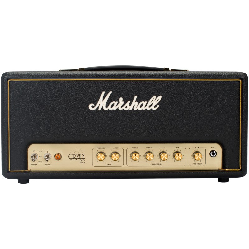MARSHALL ORI20H E-Gitarrentopteil Vollröhre 20 Watt, 1-Kanal, Origin Serie