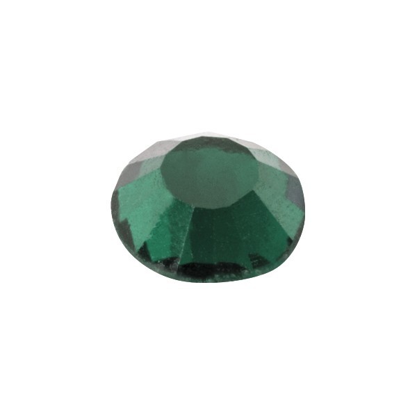 Hot-Fix Glas-Kristalle zum Aufbügeln, Ø4mm, 300 Stk., smaragd