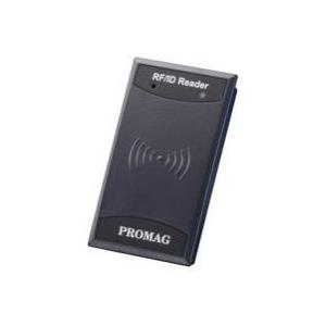 Promag MF700 Starter-Kit, RS232 RFID Lesegerät, 13,56 MHz (MIFARE), offenes Kabelende, kontaktlos (bis zu 5cm), RS232, Wiegand, MSR ABA Track 2, Maße (BxHxT): 47x16x83mm, inkl.: Kabel, Netzteil, Software, Transponderkarte, RFID Schreibegerät (PCR-310U) (M