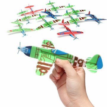 10Pcs Flying Glider Planes Gift Birthday Christmas Party Bag Filler Beach Toys