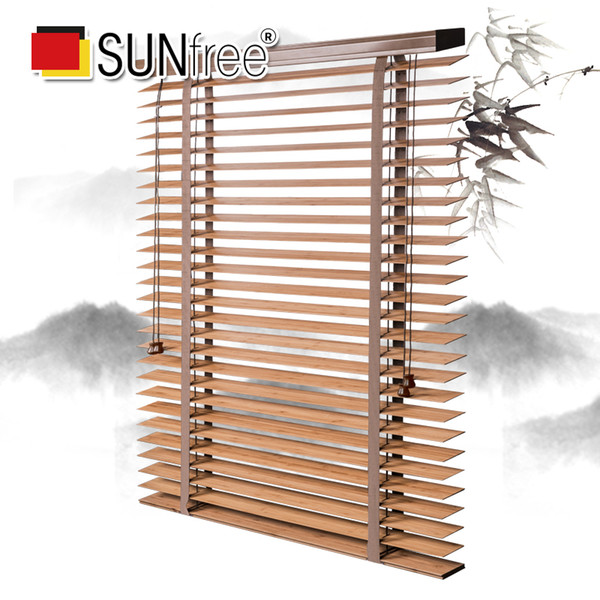 50mm slat eco-friendly bamboo blinds corrosion resistant durable bamboo roller blinds for window