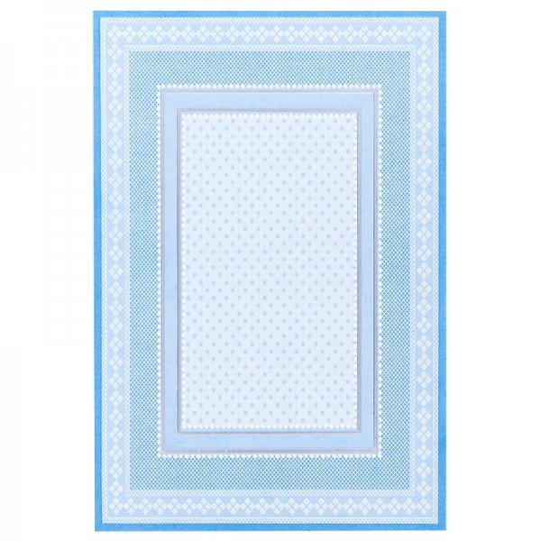 Motiv-Grußkarten, pastell-blau, B6, inkl. Umschläge, 10 Stück
