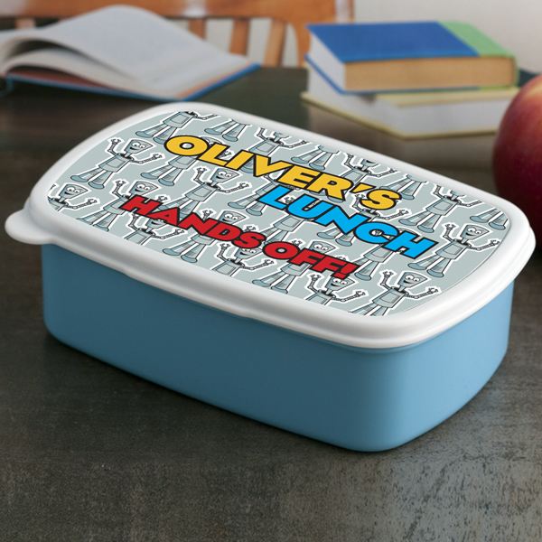 Personalised Hands Off Robot Lunch Box