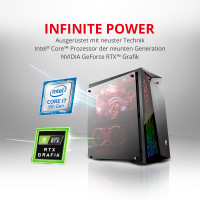 MSI Infinite X Plus 9SE-402, Core i7-9700K, 16GB RAM, 256GB SSD + 2TB HDD, RTX 2080, Win10