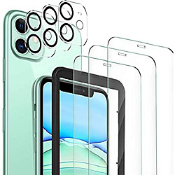 3-teilige Hartglasfolie  3-teiliger Kameraobjektivschutz für iPhone 12 / iPhone 11 HD-Displayschutz für iPhone 12 Pro max / 12 Mini / iPhone 11 Pro max Lightinthebox