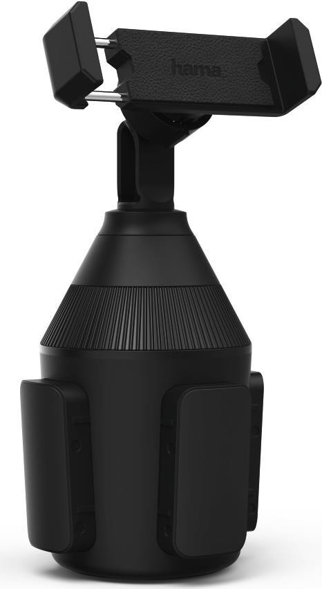 Hama Uni-Smartphone-Halter, Geräte mit Breite von 6 - 8 cm, für Getränkehalter (00183282)