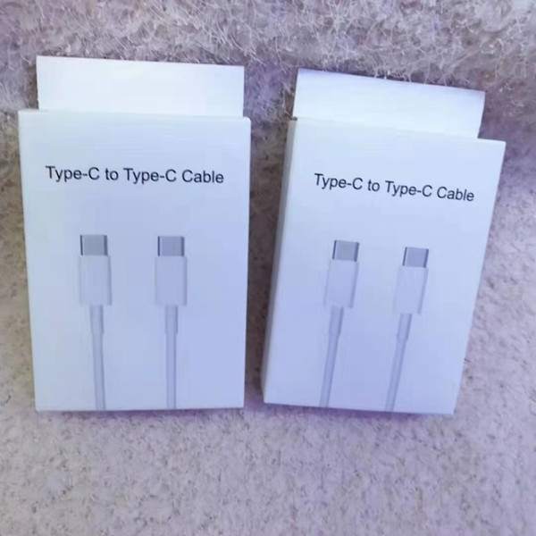 3A Type-c to Type-c Cable Data Sync Cable USB 3.1 Type-C Fast Charging Cord For S8 s10 Plus usb With Retail