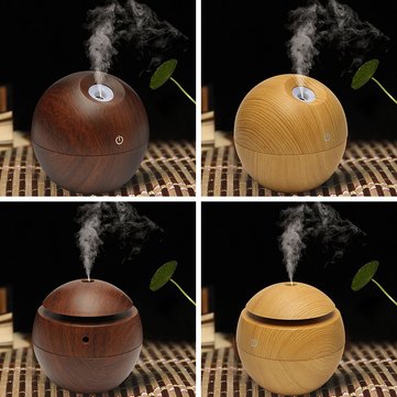 USB Ultrasonic Humidifier Color-changing LED Vaporiser Aromatherapy Essential Oil Diffuser 130ml