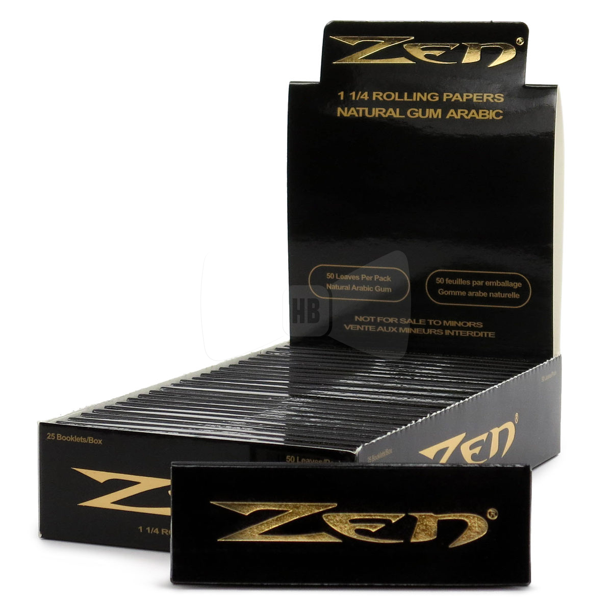 Zen 1 1/4 Rolling Papers Box