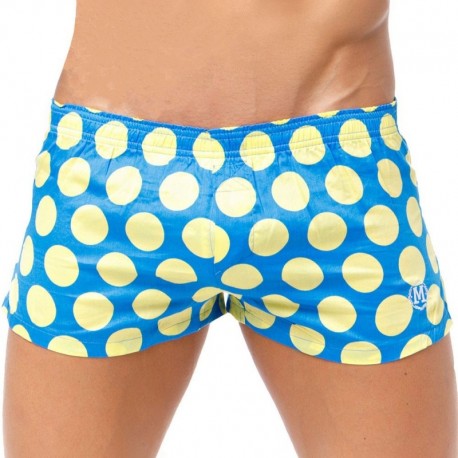 Marcuse Polka Dots Trunk - Blue - Yellow L