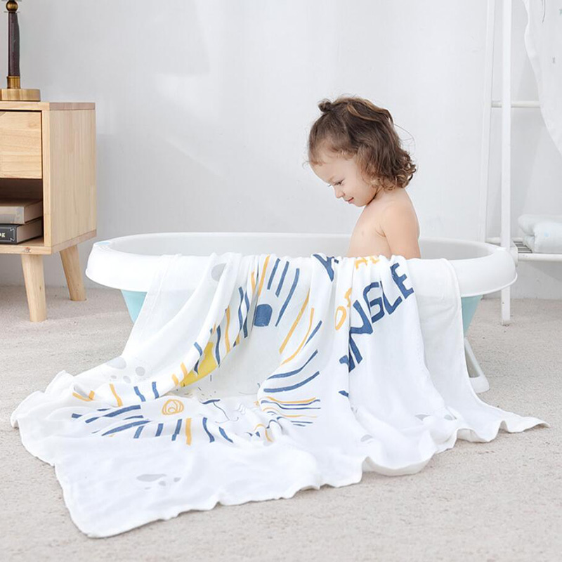 Soft Lion Design Double Layer Baby Blanket