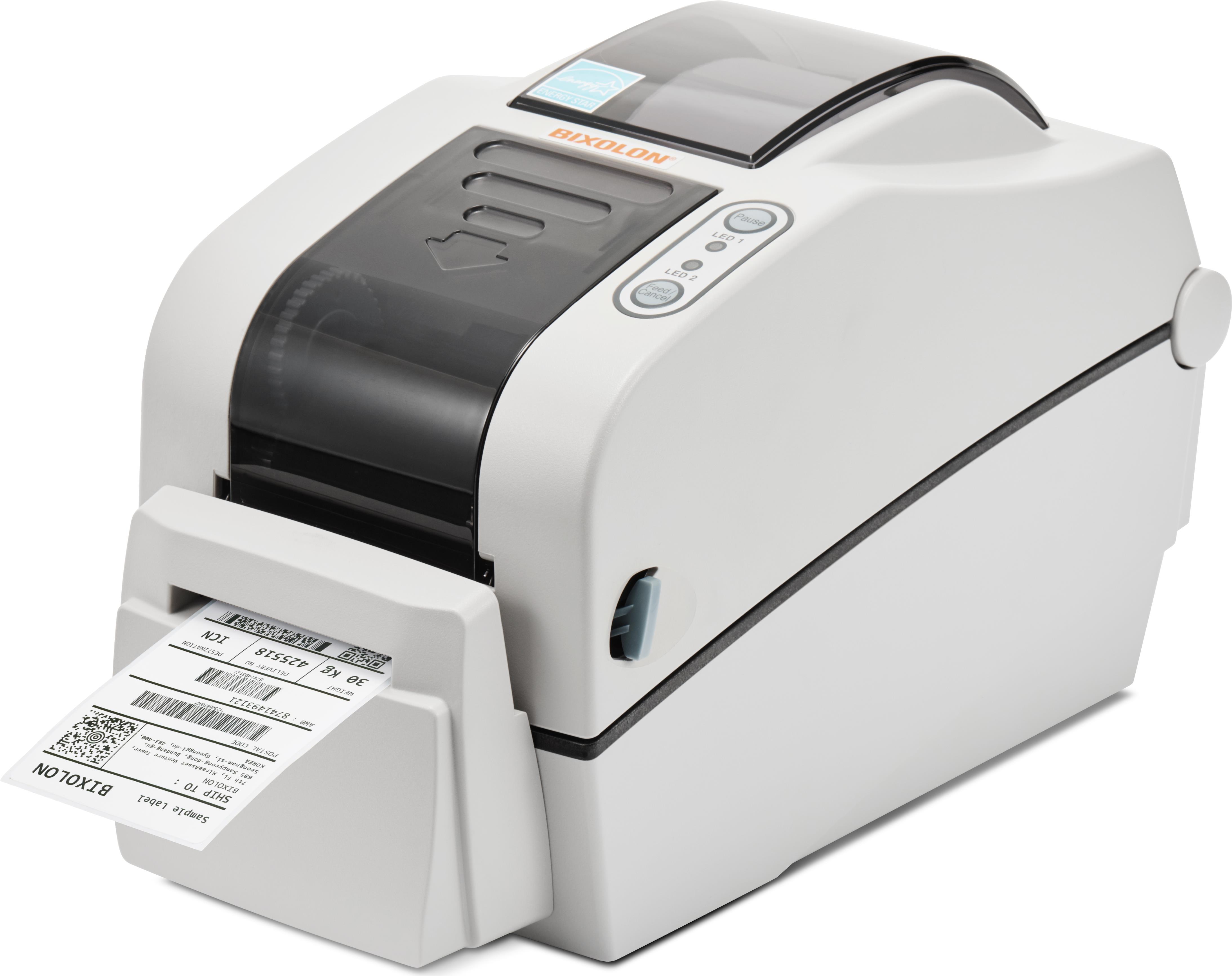 Bixolon SLP-TX220 - Etikettendrucker - Thermopapier - 6 cm Rolle - 203 dpi - bis zu 152 mm/Sek. - parallel, USB, seriell - Schäler (SLP-TX220D)