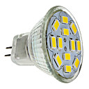 Ampoule Spot LED à Lumière Blanche Chaude, MR11 6W 12x5730SMD 550-570LM 2700-3000K (12V)