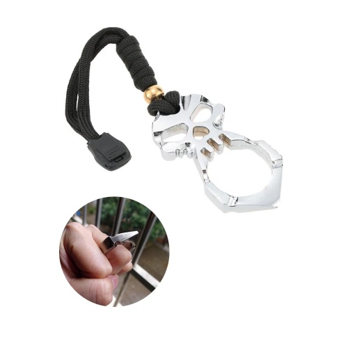 Ring for Defence Female Adornment Emergency Hammer Emergency Gear for Outdoor Activities