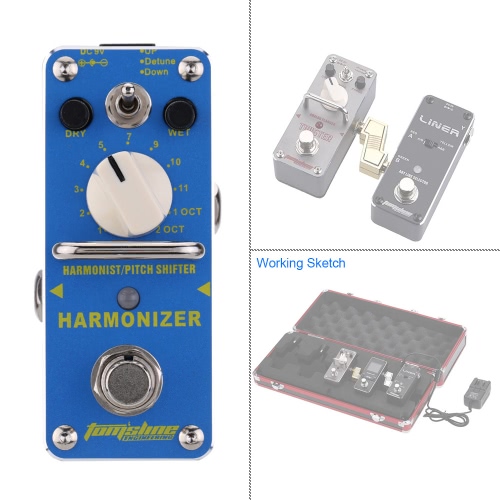 ARÔME AHAR-3 harmoniseur harmonisateur/Pitch Shifter guitare électrique effet Mini unique effet de pédale avec True Bypass