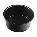 revêtement antiadhésif alliage d'aluminium noir gâteau fond 6 pouces moule