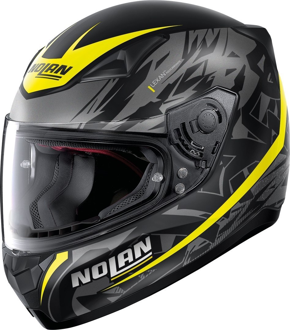 Nolan N60-5 Metropolis Helmet Black Yellow XS