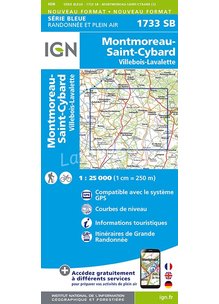 Carte 1733SB MONTMOREAU-ST-CYBARD