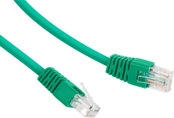 UTP-Kabel GEMBIRD PP6U-10M G (RJ45 - RJ45, 10m, UTP, grüne Farbe) (PP6U-10M/G)