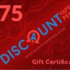 $75 Gift Certificate - Discount Vape Pen