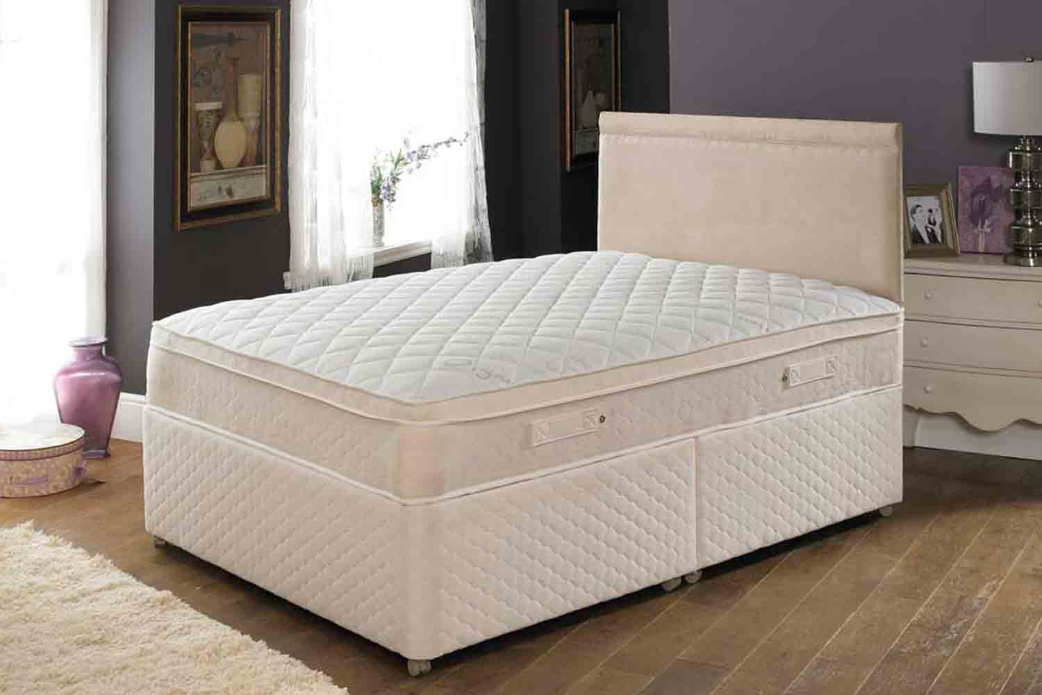 Joseph Pillowtalk Memory Divan Bed-King Size-2 Drawers Either Side