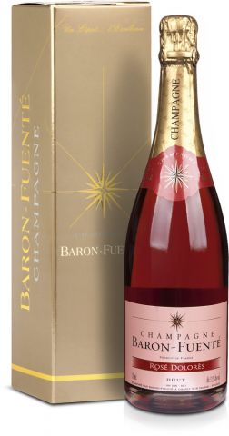 Champagne Baron-Fuente Rosé Dolorés im Geschenkkarton