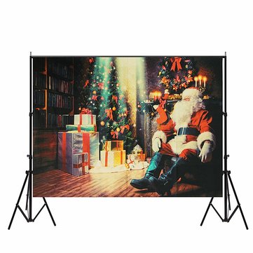 7x5ft Vinyl Christmas Santa Clause Photography Backdrop