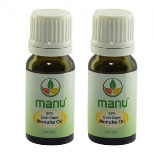 East Cape Manuka Oil 25% - Manuka and Essential Oil Blend - 2 Packs