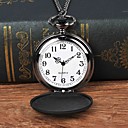 Homens Relógio de Bolso Quartzo Preta Relógio Casual Mostrador Grande Analógico Casual - Preto