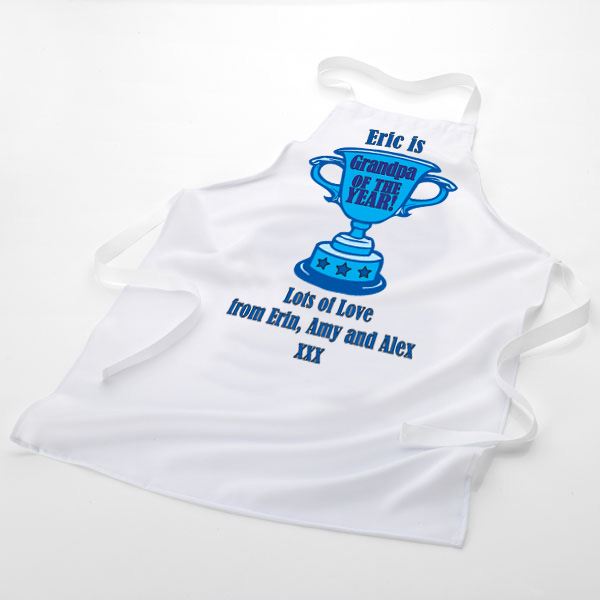 Grandpa of the Year Personalised Apron