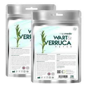 Wart and Verruca Patch - Hygienisches, Sauberes Warzenmittel - 28 rundePatches - 2er Pack