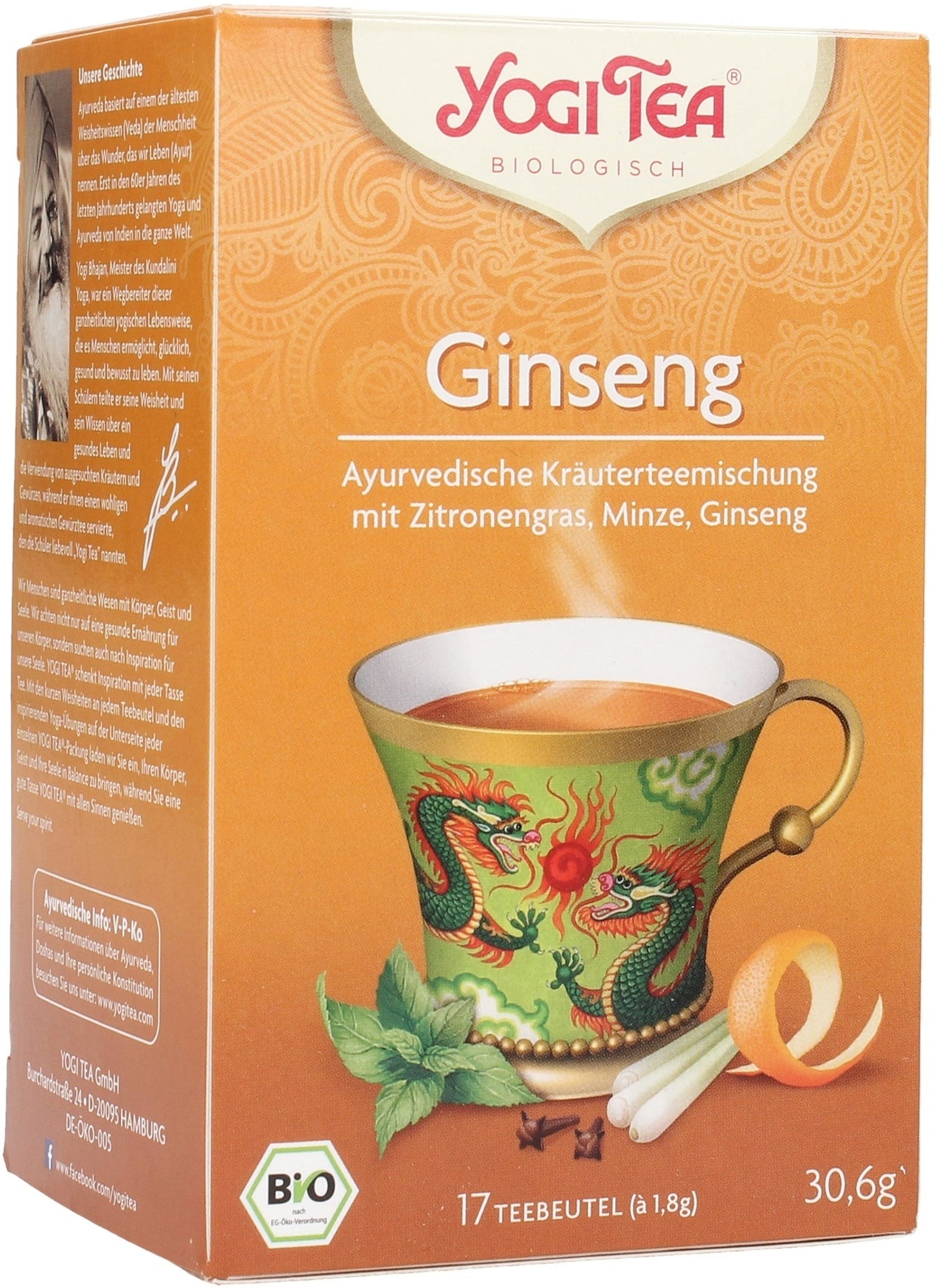 Yogi Tea Ginseng Flower