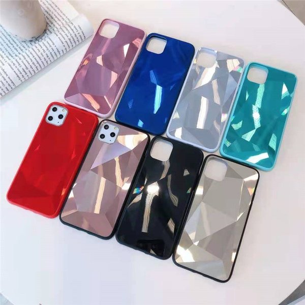 Diamond Phone Cases TPU+PC+Acrylic 3 In 1 Mobile Phones Case Cover For iPhone 12 Mini 11 Pro Max X XS XR 7 8 Plus Samsung S20Ultra S20FE S21 S21Ultra