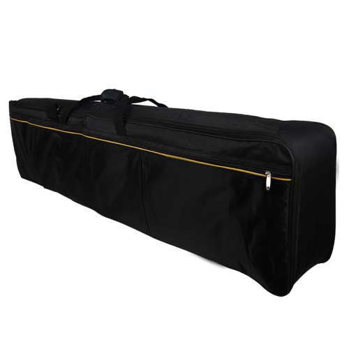Portable 88 touches Clavier électrique Piano rembourré affaire Gig Bag Oxford tissu (livraison de couleur de sangle de sac)
