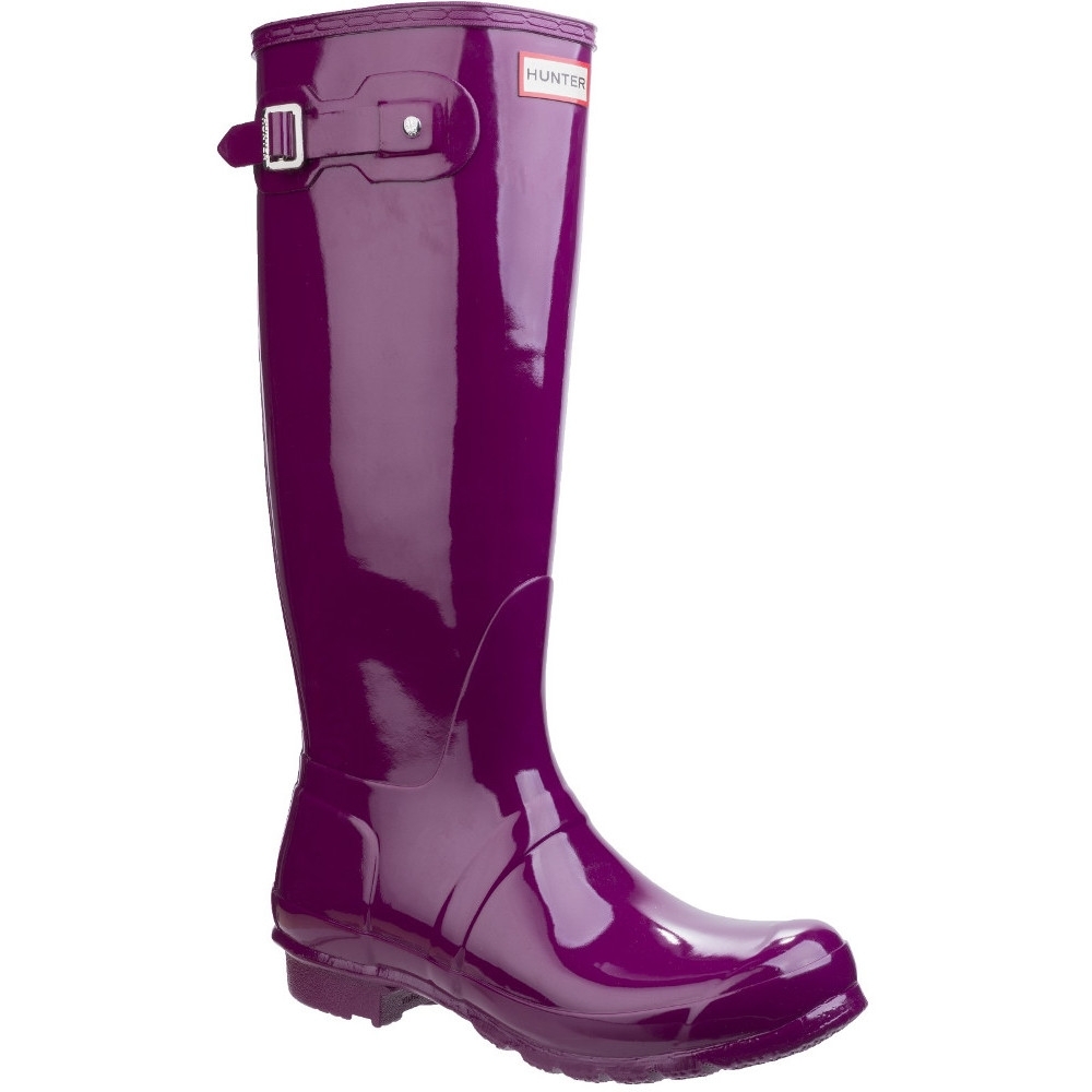 Hunter Womens Original Tall Gloss Durable Wellington Boots UK Size 6 (EU 39)