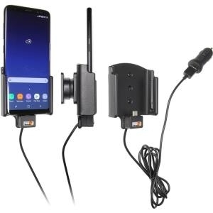 Brodit Active holder with USB-cable - Fahrzeughalterung/Ladegerät - Schwarz - für Samsung Galaxy S8