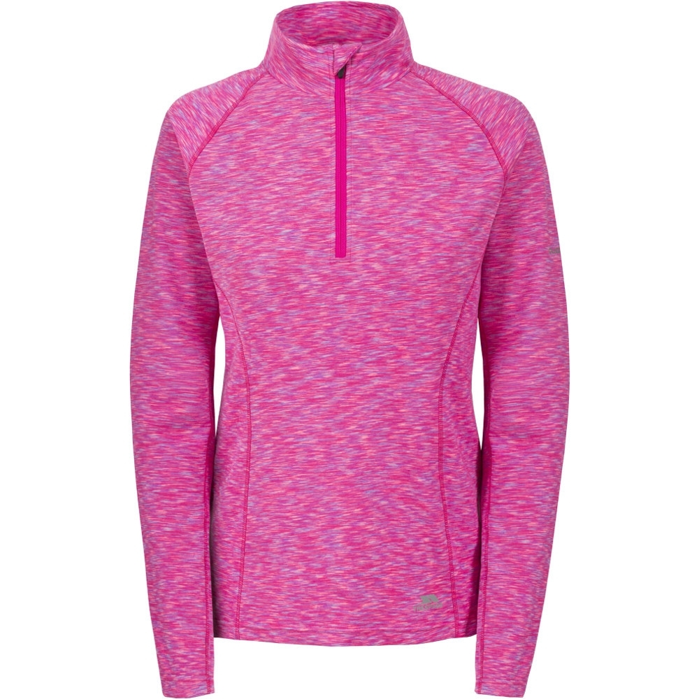 Trespass Womens/Ladies Olina Half Zip Long Sleeved Wicking Active Top S - Bust 34' (86cm)