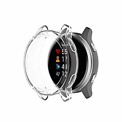 tencloud cases compatible with garmin venu protector protective case cover soft tpu bumper shell watch accessories for garmin venu smartwatch (clear)