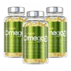 MaxMedix Omega3 - Innovative Vegan Omega-3 Supplement - 3 Packs